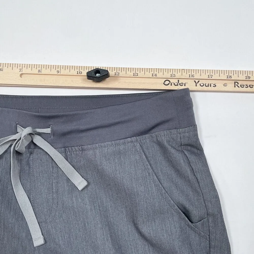🚩SOLD 🚩 FIGS Zamora Jogger Scrub Pants Medium Gray High Waist - Picture 9 of 10